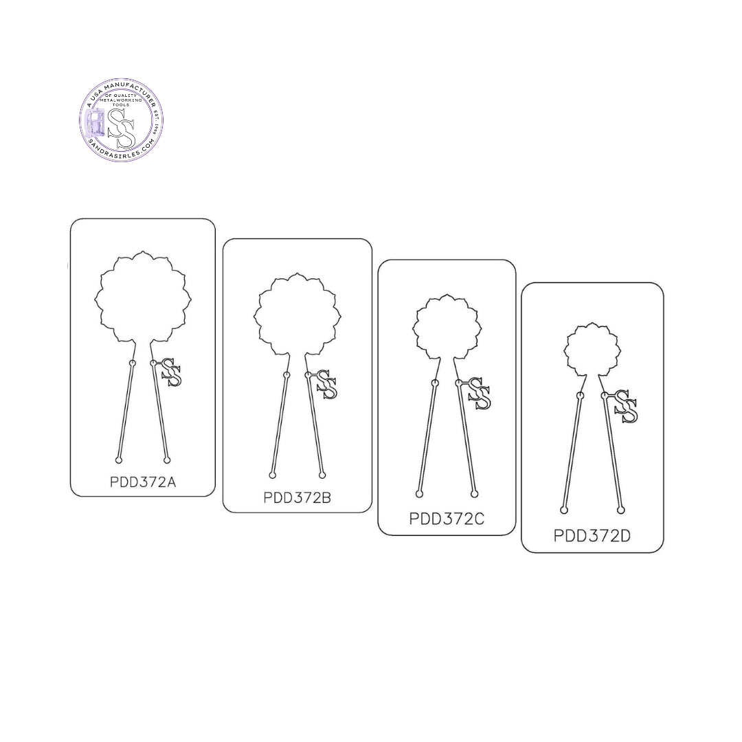 PANCAKE DIE PDD372 DESIGN 72 MANDALA